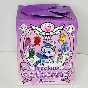PRECIOUS 💎🦄 Tokidoki Unicorno w Heart Crystal & Collector Card Mystery Box NIB